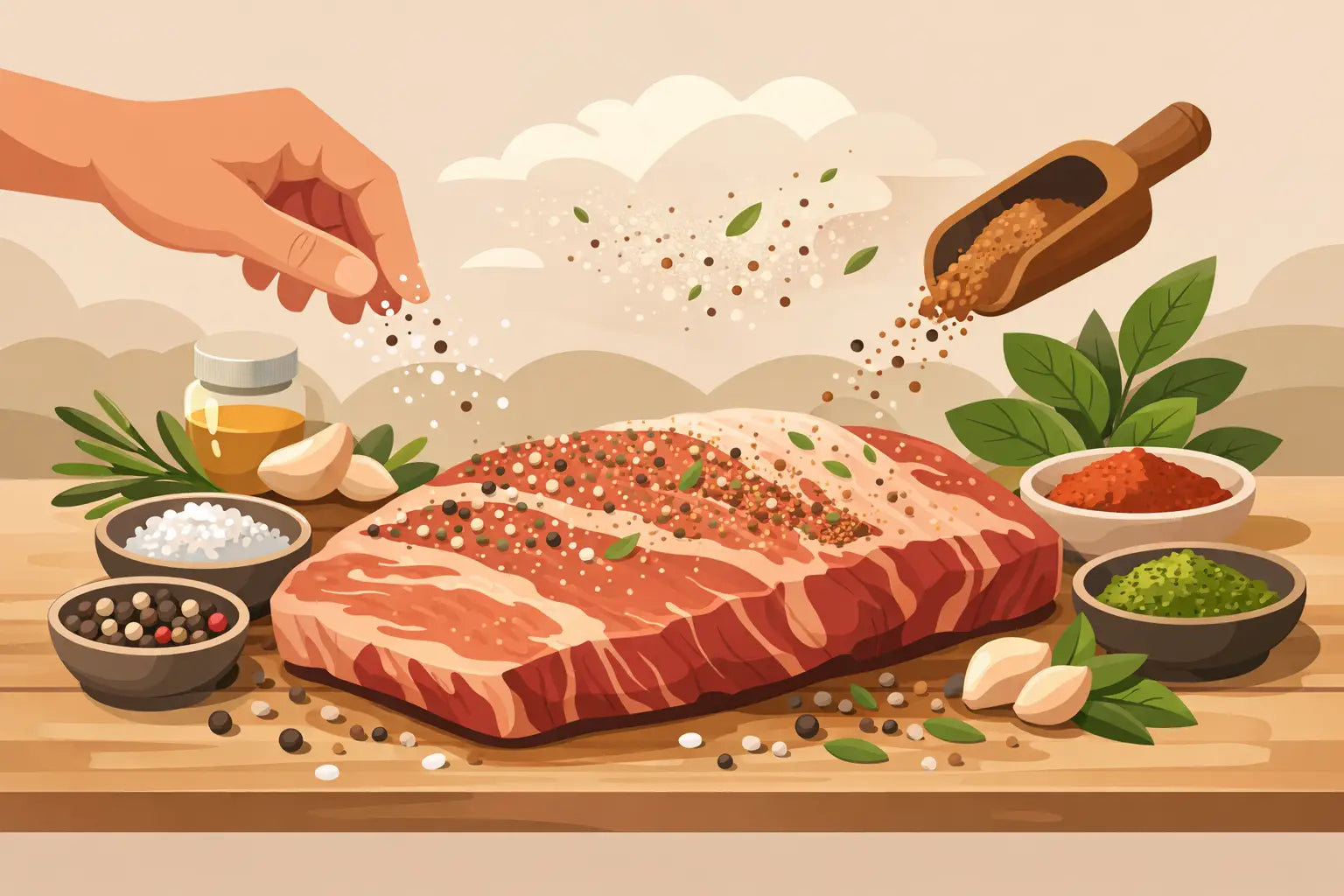How to Season Brisket Naturally