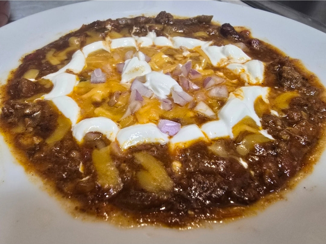 *Award Winning* Smoked Triple-Meat Chili with Mississippi Spice Company Beef Blend