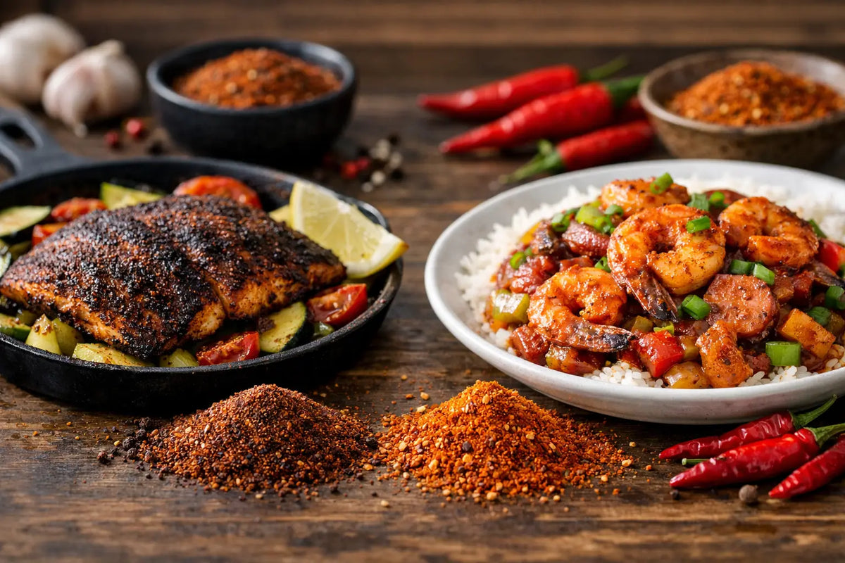 Blackening Seasoning vs Cajun: What Changes?