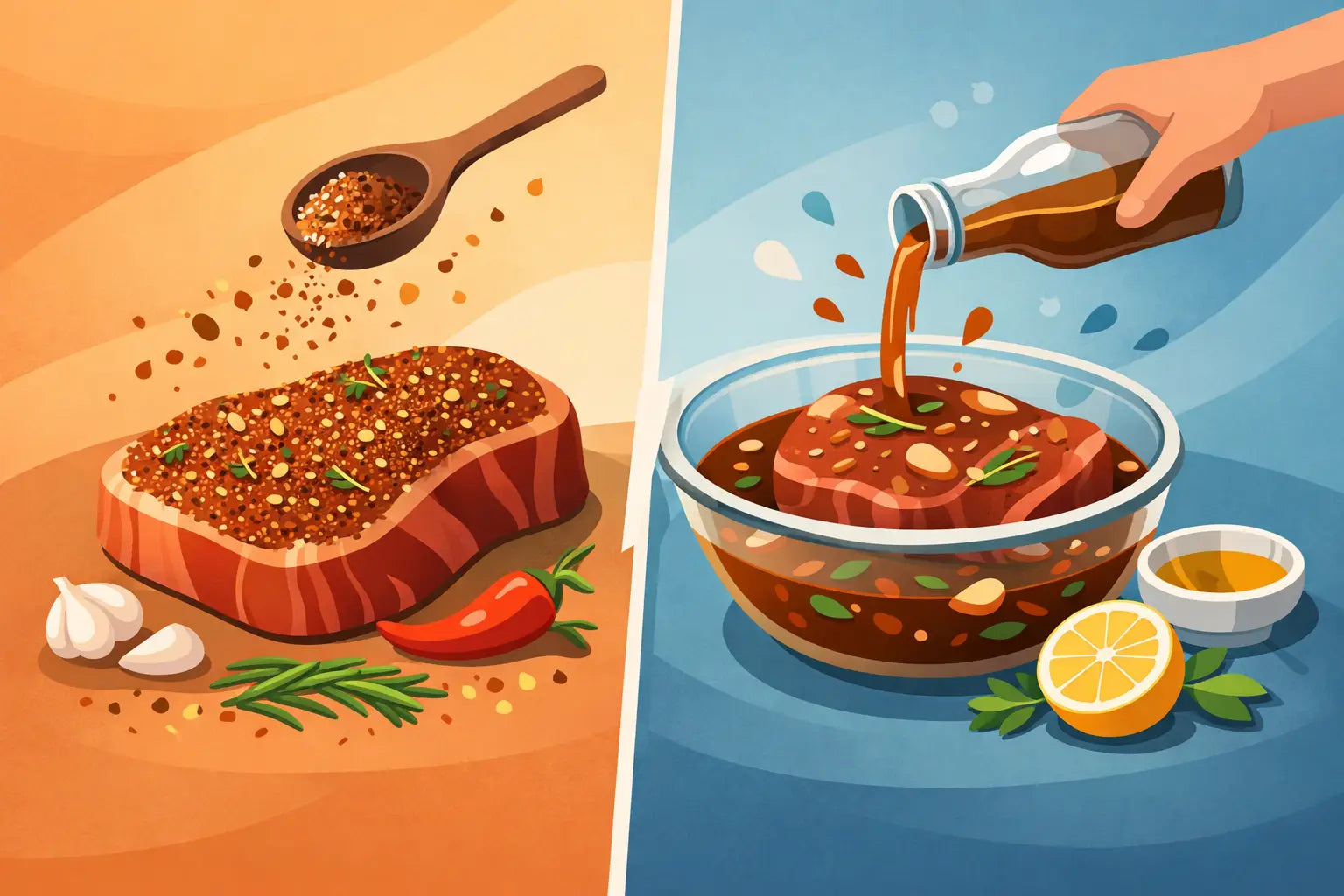 Dry Rub vs Marinade: Which Wins?